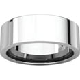 thumbnail image 4 of 7mm Flat Comfort Fit Band in 14k White Gold - Size 8.5, 4 of 9