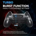 thumbnail image 6 of Back Paddles for PS4 Controller,Back Button Attachment Dominator Mod Kit Compatible with PS4 Controller, Paddles with Turbo & Memory Function, Plug and Play, 6 of 7