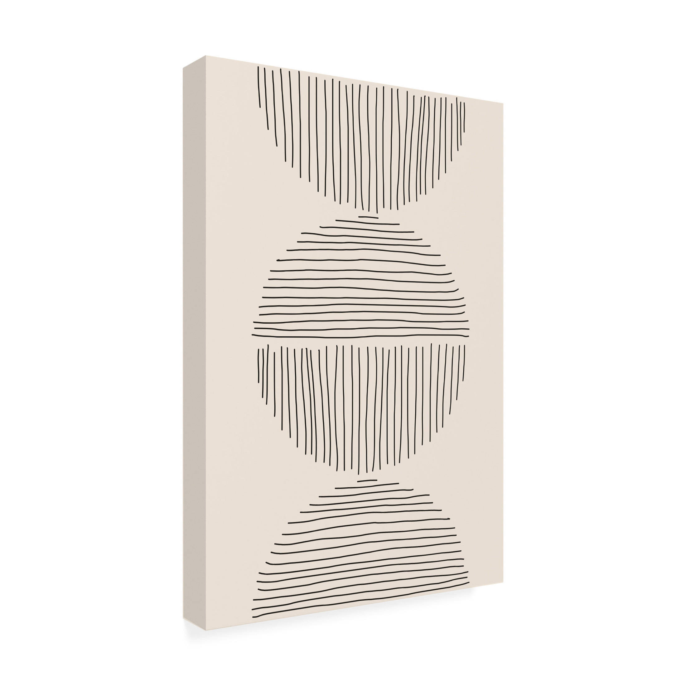 Trademark Fine Art jay stanley  Minimal Circle Series 2 Canvas Wall Art