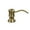 Brushed Brass, variant on Strictly Sinks Liquid Soap Dispenser Stainless Steel Dish Refillable Soap Dispenser with bottle pump
