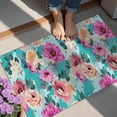 thumbnail image 4 of Pioneer Flower Floral Print Pattern Door Rugs,Washable Non Slip Door Mats Indoor,Decorative Door Mats,Entry Mat Indoor for Entrance,Bedroom,Kitchen,Bathroom,20"x32", 4 of 6