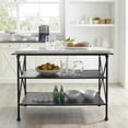 thumbnail image 6 of Kitchen Island with Countertop & Shelving - Modern Home Furniture, 6 of 6