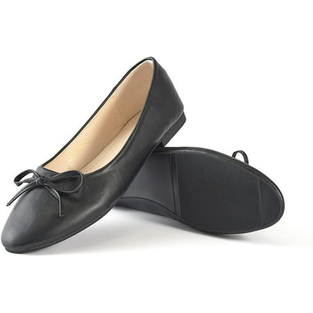P5HAO Women's Black Flat - Classic Round Toe Flats Black Ballet Flats Shoes  Comfortable Flats Shoes for Women | Walmart Canada