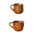 thumbnail image 1 of 2 Uds Tazas de Madera Tazas de Cerveza Tazas de Bebida de Cerveza de Moda 7,5 Cm, 1 of 9