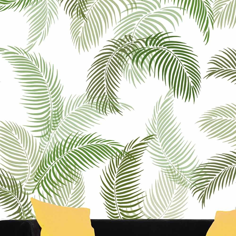 Palm Frond 3piece Wall Stencil Kit