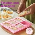 thumbnail image 5 of Walbest 100ml Rectangular Soap Mold Non-stick Easy to Release Silicone 6 Cavity Cake Mold for Kitchen, 5 of 7