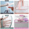 thumbnail image 5 of Visland Mini Mesh Shower Dry Basket, Hanging Drying Net, Bath Organizer Storage for Makeup Brush, Beauty Sponge Blender, Windproof Airing Drip Dryer Rack for Bathroom, Laundry, 5 of 6