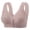 17#Light Gray, variant on Qwertyu Daisy Bras for Older Women Front Closure No Wire Comfortable Convenient Buckle Bra Comfy Everyday Bra Beige 38