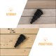 thumbnail image 3 of ADDHAT 3Ud Protectores De Cables Negros En Goma Resistente Para Manejo Y Seguridad, 3 of 8