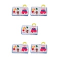 thumbnail image 2 of Youkk 3D Baby Zipper Cloth Book Cognize Life Education Skills Toy Learning Early Style A 5Set, 2 of 6