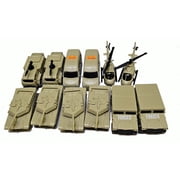 Military 21-Inch Cargo Plane C130 Bomber Bombs 12 Mix Vehicles 50 Army Soldiers