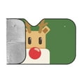 thumbnail image 2 of YFYANG Front Windshield Sun Shade, Cartoon Christmas Moose Foldable Car Visor for Cars, Trucks, SUVs, Medium, 2 of 9