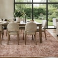 thumbnail image 3 of Lahome Heavy-Duty Washable Rug 8x10 Terracotta - Vintage Farmhouse Carpet for Living Room, Dining Room, Classroom, Guest Bedroom and Office, Stain Proof Non-Slip Rug, 3 of 10