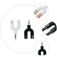 thumbnail image 2 of Shisuyan Headphone Splitter Adapter Black 2Pack 2.1x1.1in, 2 of 9
