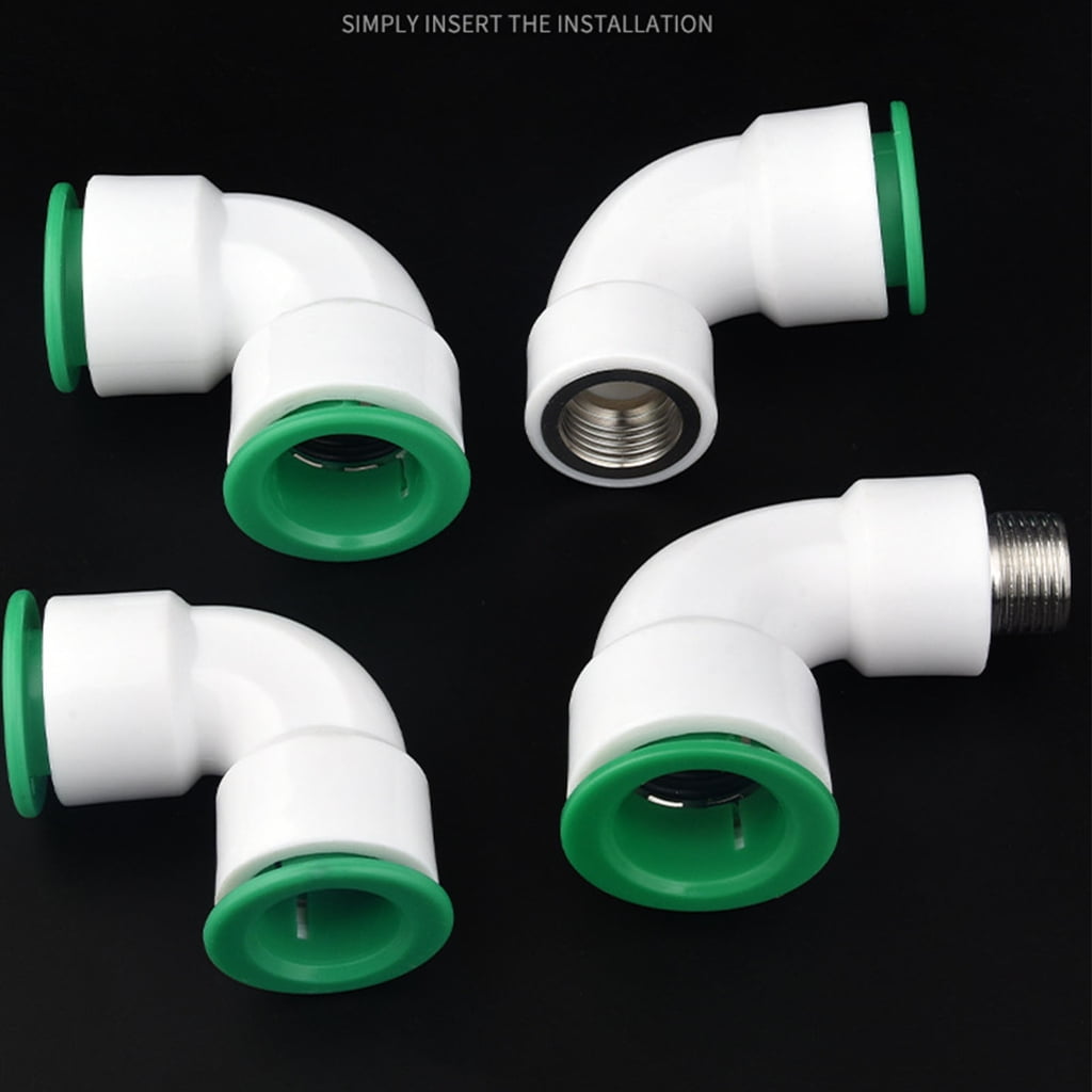PPRWater Pipe Quick Connector No Welding 20/25PE Hot/Cold Water Pipes Fittings