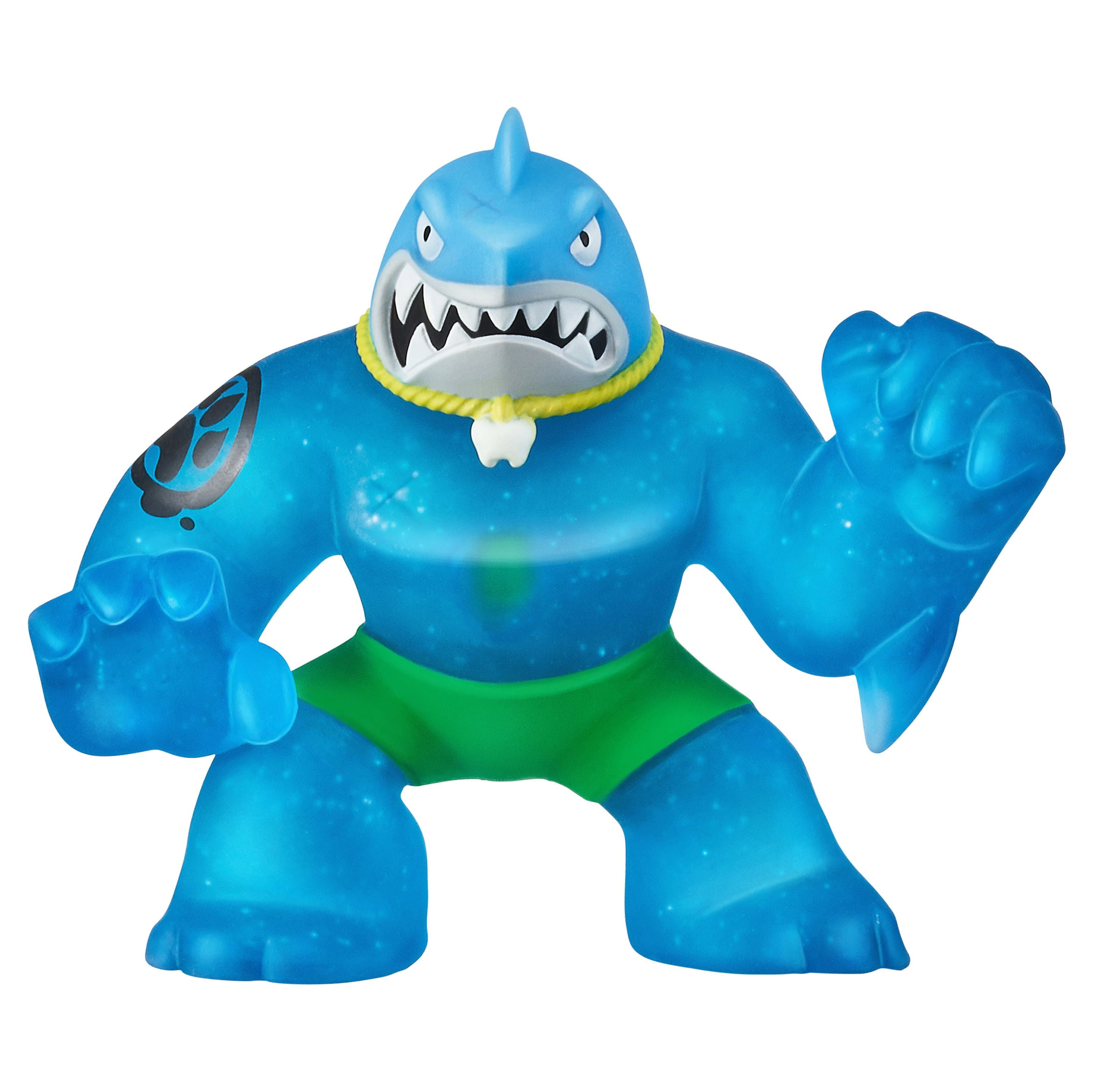 Heroes of Goo Jit Zu Super Stretchy 2-Pack Action Figures, Thrash vs Rockjaw.