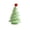 A, variant on Ceramic Christmas Tree Night Light with Star Cutouts, Battery Operated Tabletop Glowing Ornament for Desk Shelf Mantel, Holiday Home Decor