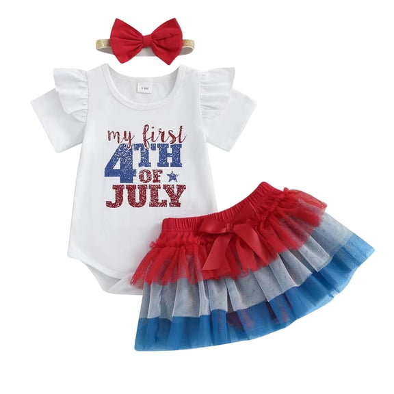 Akiihool Matching Toddler and Baby Outfits Outfits Girl Boy Short Sleeve Romper Onesie Long Pants Hat Set Newborn 1st Mothers Day Clothes,Size 6-9 Months