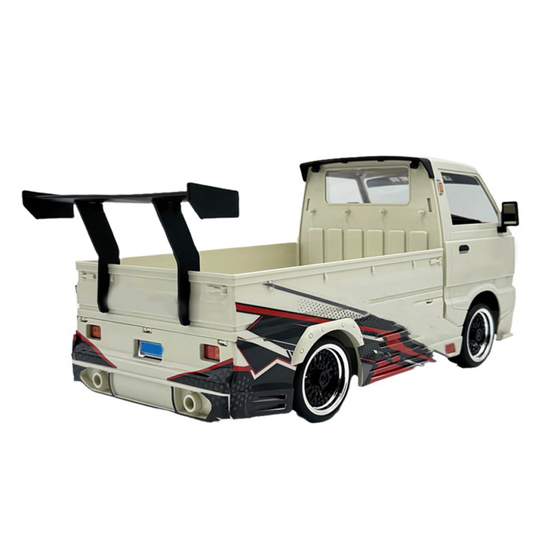 1/10 RC Drift Car, Brushless 2435 4000KV Motor Truck, 25KM/H Speed 2.4G Proportional Control, Metal Driveshaft – D-14S RTR White RC Drift Toy for Adults
