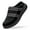 Black, variant on Men's Wide Toe Box Diabetic Slipper with Arch Support Comfortable Slipper for Men