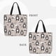 thumbnail image 2 of Easygdp Cartoon Bear Brown Bolsa Tote para Mujer, Bolso de Hombro para Trabajo, Playa, Viajes, Compras y Supermercado, 2 of 7