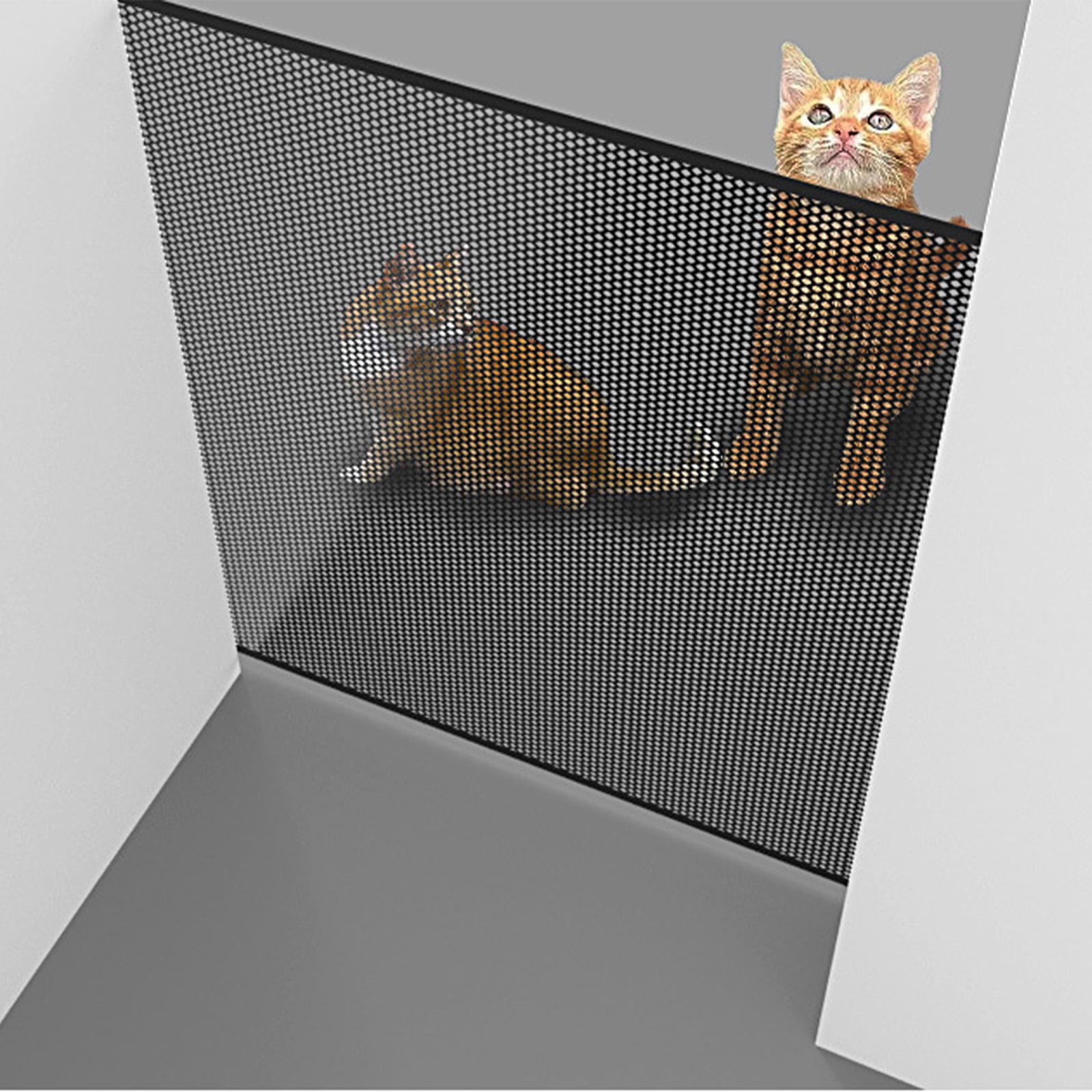 Retractable Dog Barrier Gate Flexible Width 110cm Childproof Stair Gate For Narrow Spaces Home Doorways