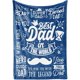 thumbnail image 1 of LHSHID Father's Day Birthday Gifts for Dad to My Dad Gifts from Daughter Son Best Dad Gifts Ideas Soft Throw Blanket Best Dad Ever Blue 40"x50", 1 of 7