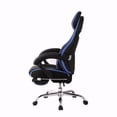 thumbnail image 2 of TygerClaw Chaise de Bureau en Cuir Haut Dossier PU, 2 of 4