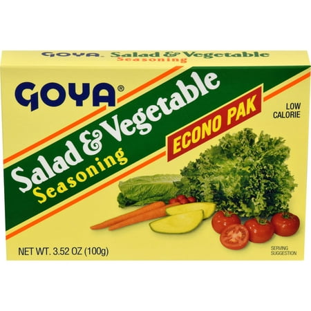 Goya Salad and Vegetable Seasoning, 3.52 oz (Best Seasoning For Vegetables)
