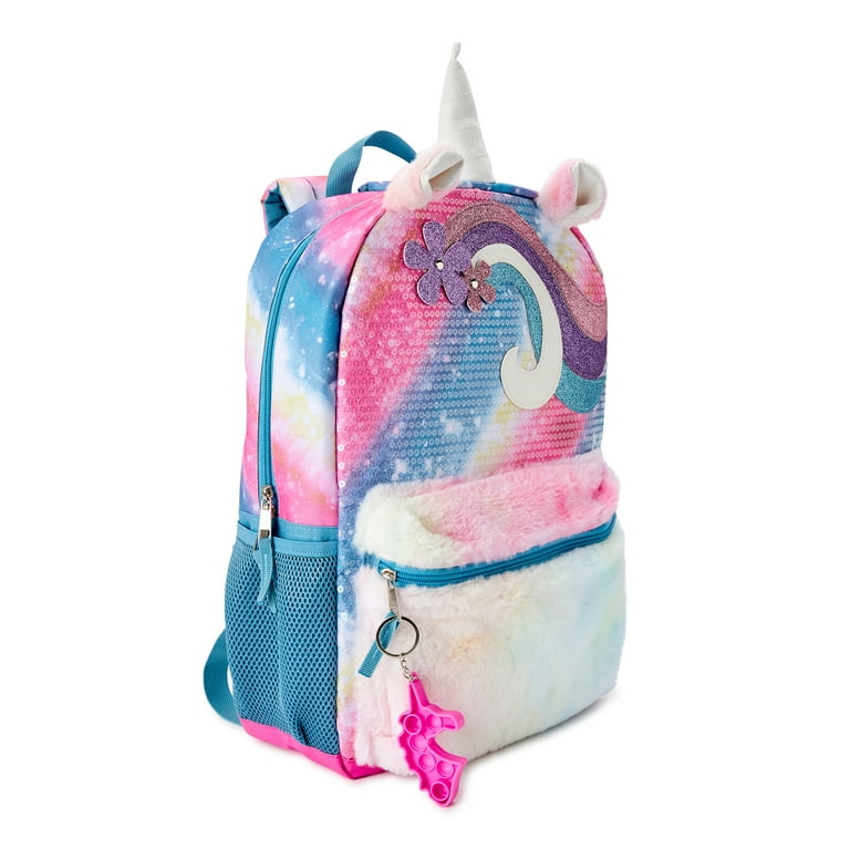 Pink Single Shoulder Unicorn Printed Sports Bag