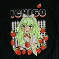 thumbnail image 3 of Love Tribe Anime Ichigo Strawberry Women's T-Shirt Size Large, 3 of 4