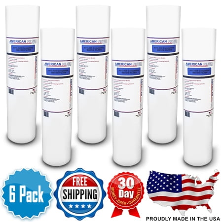 

AP51T Water Filters (made by American Filter Company™ Model # AFC-420 Comparable to 3M® AquaPure® AP51T) Made in U.S.A - 6 Filters
