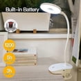 thumbnail image 2 of 2026 Clip-on Reading Light, Powered, Clip-on Bed Light With 3 Brightness Levels, Usb Rechargeable, Reading Light, 2 of 5