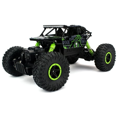 Velocity Toys Rock Crawler Remote Control RC High Performance Truck 2.4 GHz Control System 4WD All-Weather 1:18 Size Ready To Run (Colors May (Best Rock Crawler Rc Truck)