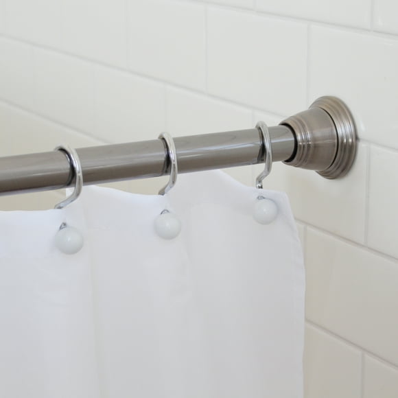 Shower Rod Covers, Clear Plastic Shower Curtain Rod Cover