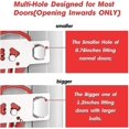 thumbnail image 2 of Portable Door Lock Home Security Door Locker Travel Lockdown Locks, 2 of 5