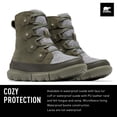 thumbnail image 2 of Botas Sorel Explorer Next Joan impermeables para mujer, color verde piedra, 2 of 7