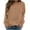 Khaki-button up blouse, variant on RongHuan Sweatshirt for Women Raglan Long Sleeve V Neck Pullover Sweat Shirts Ladies Fall Lightweight Casual Going Out Tops
