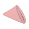thumbnail image 3 of Gee Di Moda Cloth Napkins - 17 x 17 Inch Pink Solid Washable Polyester Dinner Napkins - Set of 12 Napkins with Hemmed Edges - Great for Weddings, Parties, Holiday Dinner & More, 3 of 6