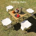 thumbnail image 3 of LJNYFDC Outdoor Fishing Stool Camping Stool Foldable Great Load Bearing Easy Storage Stable Structure Thick Legs Resting Platform with Storage Pouch, 3 of 6