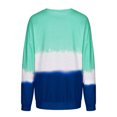 thumbnail image 5 of Aoochasliy Ladies Tops Long Sleeve Christms Clothes Women's Pullover Gradient Long Sleeved Hoodies T-shirt Shirt Top, 5 of 5