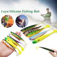 thumbnail image 2 of CAROOTU Simulation Soft Fishing Bait 3 PCS Luya Fake Rubber Bait Set Glow in Dark 13cm Long Artificial Fish Lure, 2 of 7