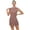 Coffee, variant on Women's Figure Skating Dress Sparkly Backless Lyrical Ballet Dance Dress for Competition Black M