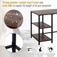 thumbnail image 4 of HOMCOM 47" Modern/Industrial Computer Writing Desk with 2 Storage Shelves for Home Office, Study, or Game Room, 4 of 5