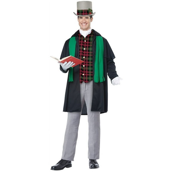California Costumes Holiday Caroler Man Large