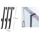 thumbnail image 4 of Pack Black Double Hook Bathroom Door Hooks, Stylish and Practical, 4 of 5
