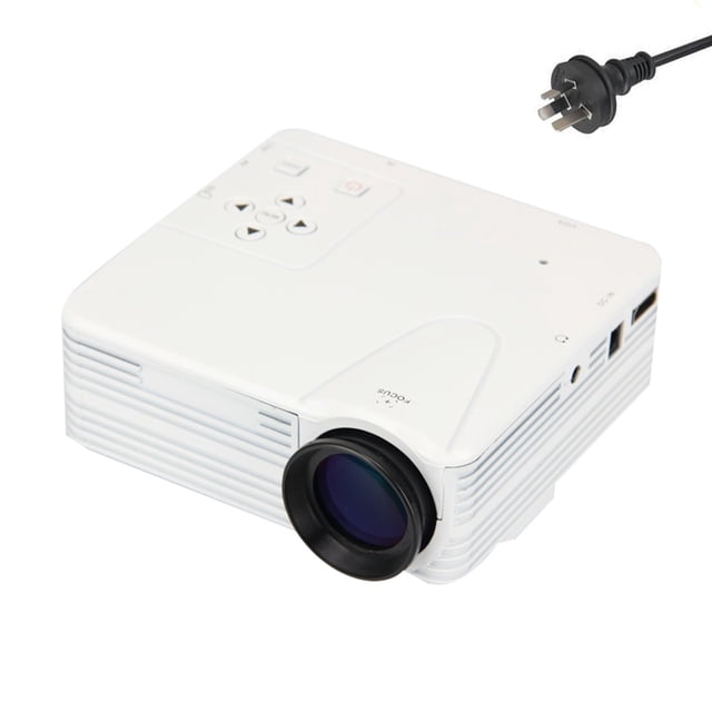 Mini proyector LED portátil 1920 x 1080 píxeles Full HD 1080P Proyector multimedia Video Movie Home Theater AU Plug Eigraketly EL0883-08B