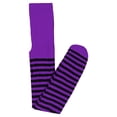 thumbnail image 2 of Striped Tights Costume Accessory for Children, Black and Purple, S (6/6X), Halloween by Way To Celebrate, 2 of 7