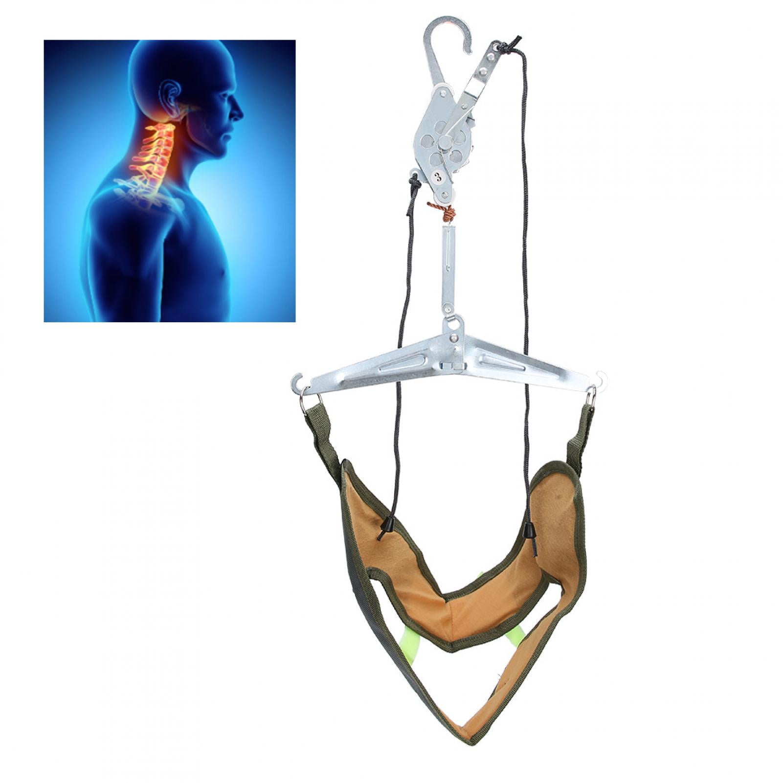 LAFGUR Household Neck Tractor,Neck Brace,Household Cervical Vertebra Tractor Neck Support Fixation Traction Device