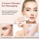 thumbnail image 3 of Set de rodillos Gua Sha and Face Leiwo de acero inoxidable para mujer, 3 of 7